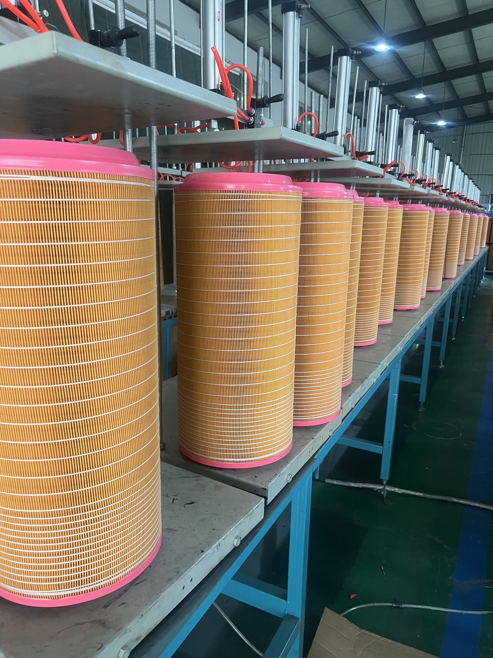 Air filter production line in Jinguan factory