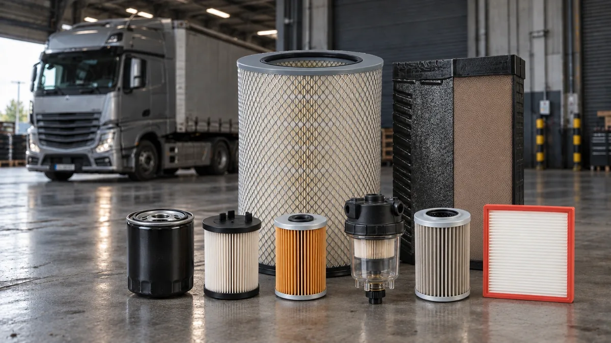 Jinguan air, oil and fuel filter product range