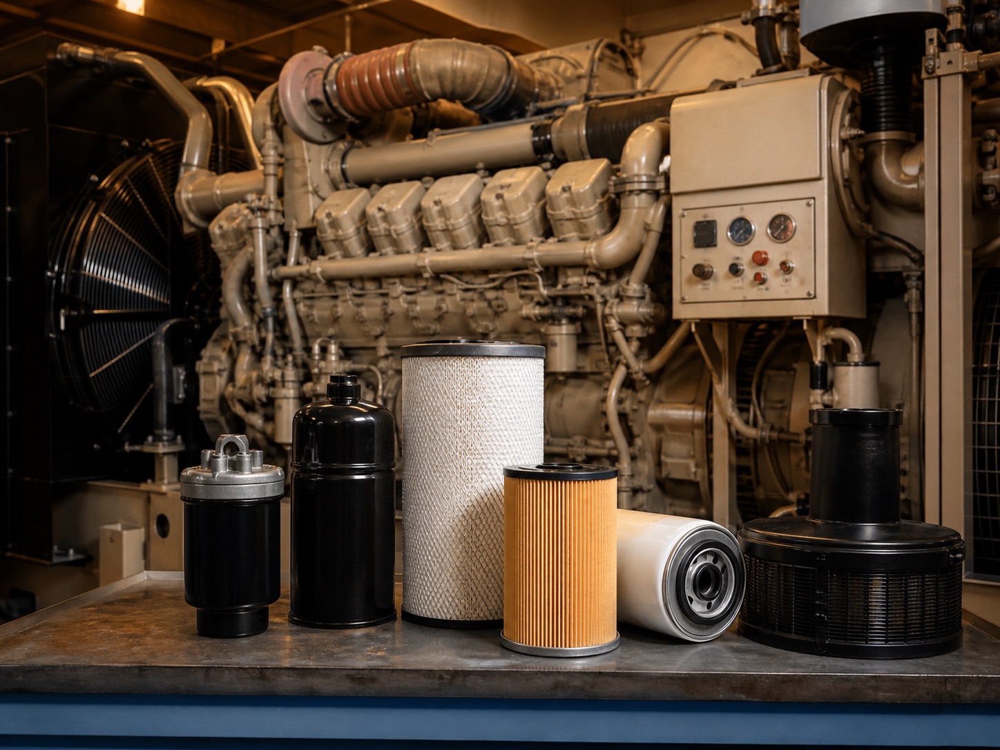 Diesel Engines replacement filter application visual