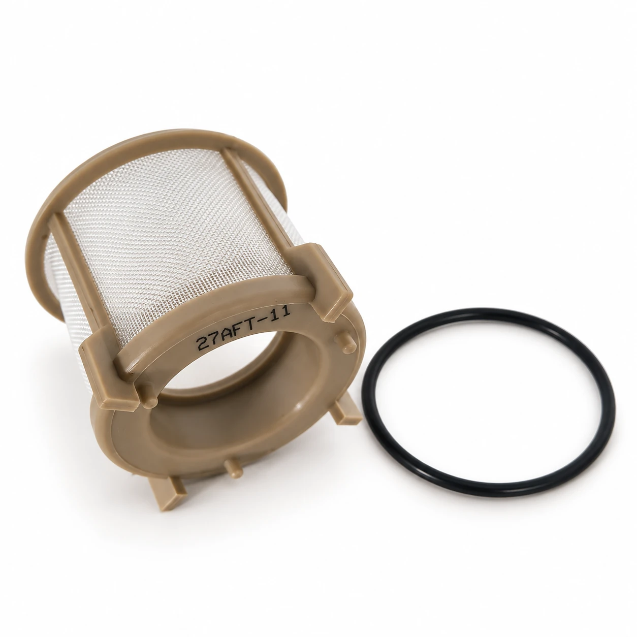 PU51X Jinguan fuel filter cartridge with gasket — real product photo