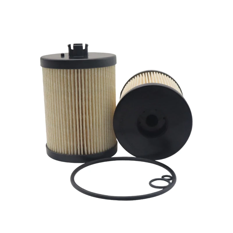 EF18060 fuel filter element with end view and sealing rings